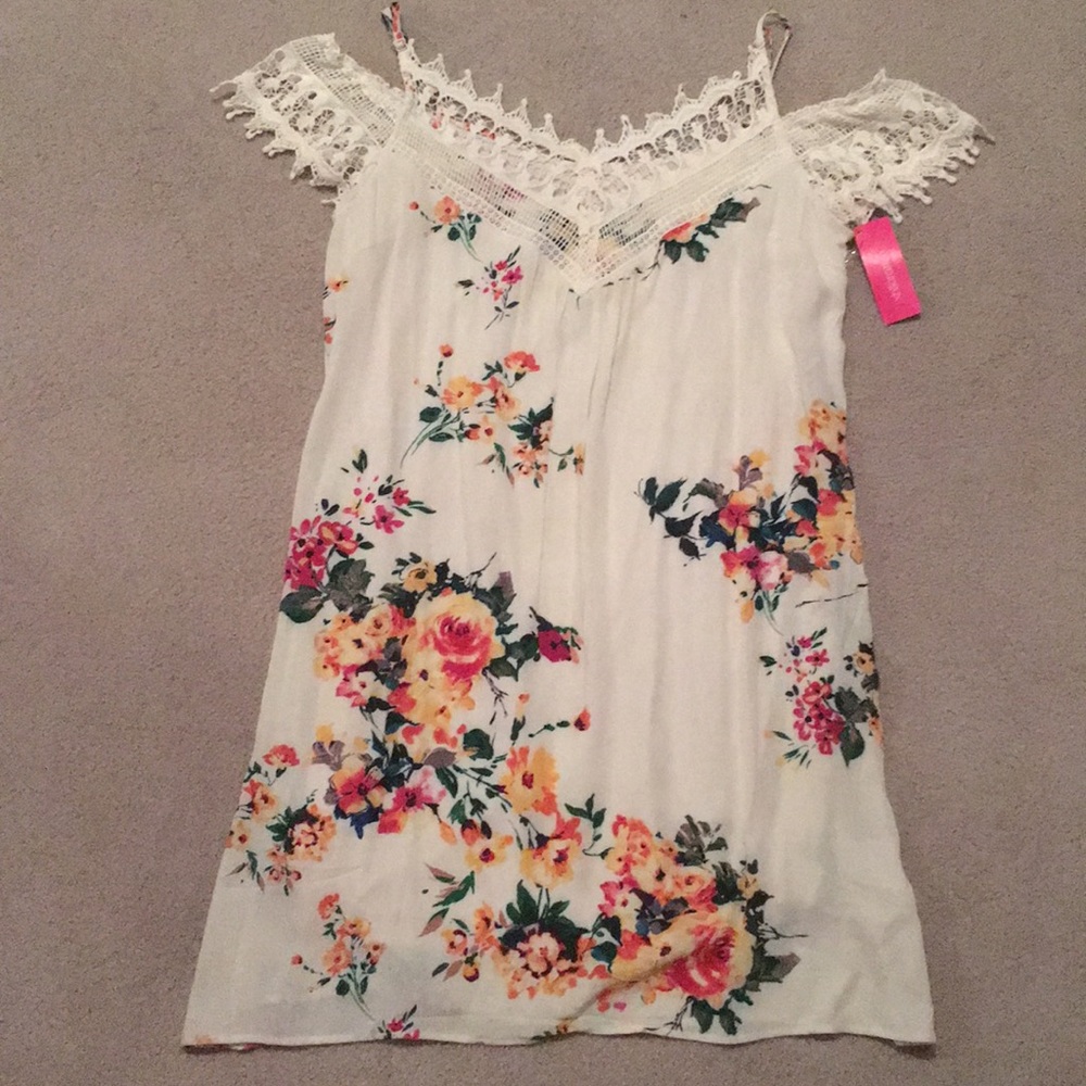 Floral print summer dress